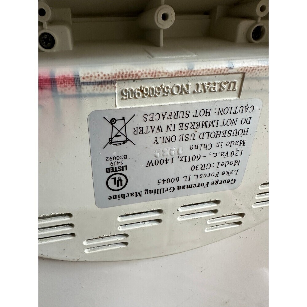 George Forman Grilling Machine Model GR30 - Picture 7 of 7